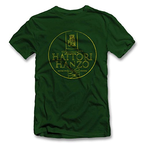 shirtground Hattori Hanzo 02 T-Shirt Dunkelgruen-Dark-Green S