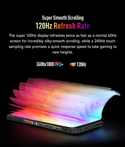 Ulefone Power Armor 18T 5G Thermal Imaging (Lepton 3.5) Rugged Smartphone, 108MP Camera, Dimensity 900 12GB+256GB, 6.58'' 120Hz FHD+, IP68 IP69K Android 12 Phone, 9600mAh Battery Wireless Charge NFC - Image 8