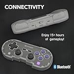 Hyperkin Retro Pixel Art Wireless Gaming controller with Hall Effect Joystick, Bluetooth, USB-C, Over 15+ hours of Battery life, Hall Effect Joysticks, Gyro, Cross-platform support for Switch, Switch 2/OLED/Lite, Steam, Windows 10/11, Android, iOS - Image 4