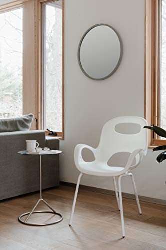 Umbra Hub 24” Circular Mirror by Umbra ­­– Round Mirror for Entryways, Washrooms, Living Rooms and More, Black