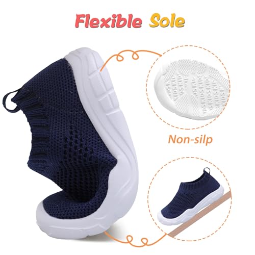 Image of JOINFREE Toddler Boys Girls Sneaker Slip On Shoes Kids Lightweight Breathable Walking Shoes