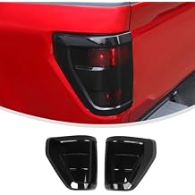 Linskip Tail Light Overlay Covers for Ford F150 2021-2023 XL & XLT, Tail Lamp Guard Trim Bezels Decoration for F150 Exterior AccessoriesSmoke Dark