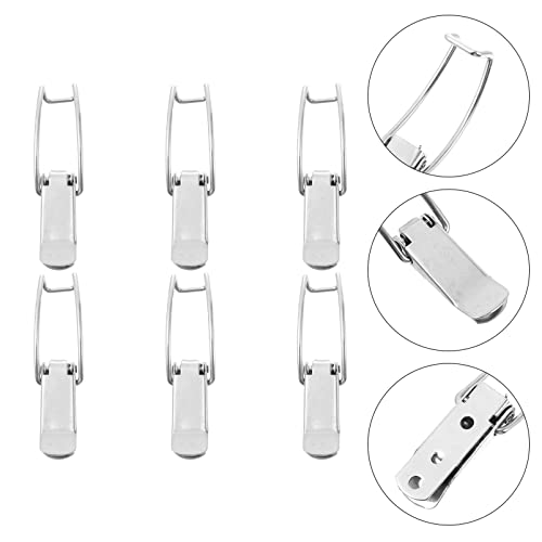 6pcs Serrures à Ressort Catch Box Locks pour Mallette Bois