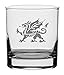 Tradycyjny kieliszek do whisky z wzorem walijskiego smoka