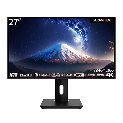 ⭐️美品⭐️ JAPANNEXT 27型 4Kモニター USB-C 65W 給電 Amazon.co.jp: JAPANNEXT 27インチ モニター 4K UHD 3840x2160