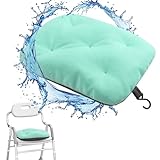 HOMBYS Bath Seat Cushion for Bathtub,Bathtub Cushion for Transfer Benches,Washable Shower Bench Cushion,Shower Pillow,Quick Drying Bathtub Chair Pad for Elderly,Blue,15x11x2.5