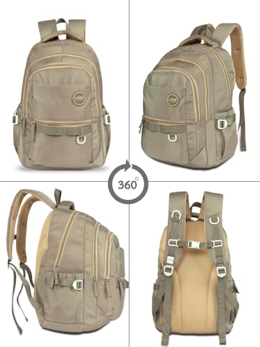 Image of Lavie Sport Harbour Laptop Backpack | 36 Liters | Fits Upto 16 Inch | Laptop Compatiable | Rain Cover | Gift for Boys & Girls