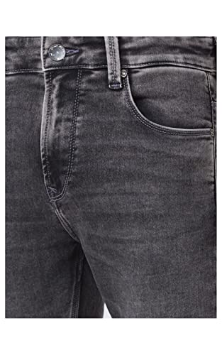 Image of Spykar Men's Kano Slim Fit Mid-Rise Jeans (Ankle Length)