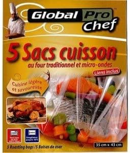 Cooking Bags for Ovens and Microwaves (10 Packs, 50 Bags)