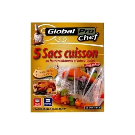 Sacs cuisson au four traditionnel et micro-ondes (10 lots, soit 50 sacs