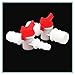 Wang shufang WSF-Adapters, 1pc Flexible Hose Valve Hose Valve Plastic Quick Plug Valve Hose Connector Hose Switch Switch (Size : 25 25mm Hose ID)