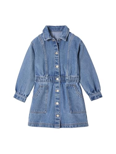 Vertbaudet Mädchen Jeanskleid mit großen Vordertaschen...