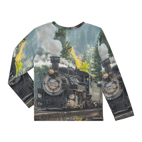 Image of Aflyko Boys' Rash Guard Shirts Xmas UPF 50+ Sun Protection Swim Shirt