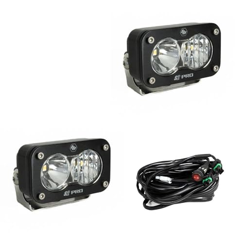 Baja Designs 487803 LED Light S2 Pro Black Driving/Combo Pair