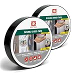 KESTKAS – KESTKAS Doppelseitiges Klebeband extra stark schwarz 25mm x 