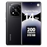 XIAOMI Smartphone Redmi Note 14 Pro+ 5G, 12+512 GB, Noir, Appareil Photo IA Pro-Grade 200MP, IP68, 120W HyperCharge, fonctionnalités IA (Pas de Chargeur Inclus)(Version Française + 2 Ans de Garantie)