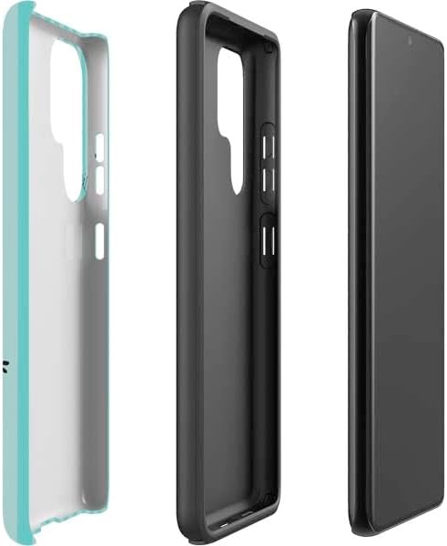 Skinit Pro Phone Case Compatible with Galaxy S22 Ultra - Officially Licensed Disney Alice in Wonderland (Animated) Silhouette in The Mirror Design