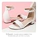 Libuam Girls fashion Sandals Heels Dress Pump Ankle Strap Open Toe Flower Girl Wedding Party for Little Big Kid