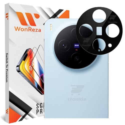 Image of Pack 1- Back Camera Glass Protector for Vivo X300 5G [3D Premium] Camera Lens Protector (Black)