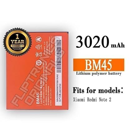Image of BM45 Battery for Redmi Note 2 Battery with 1 Year Warranty** (DD67)