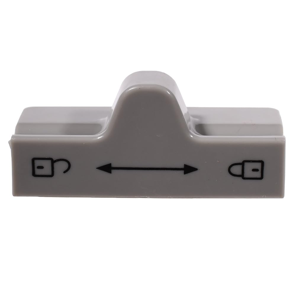 Fermeture de Porte Frigo Pièce de Rechange de la Serrure de Congélateur Compatible avec Réfrigérateur Série 7 2412757300 Grise