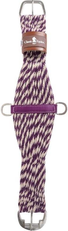 Classic Rope Company Colored Twist 100% Mohair Cinch Natural/Purple 34