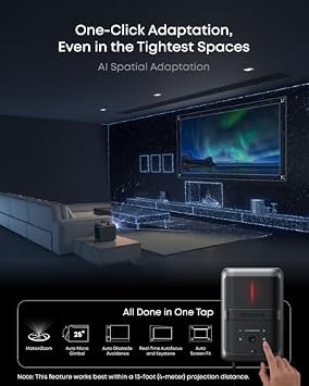 Nebula X1 Projector with Gimbal Stand