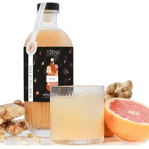 Bottle full of Taste | Xzens Spicy Ginger/Grapefruit | Premium Cocktail Bar Mix 0,7L Cover