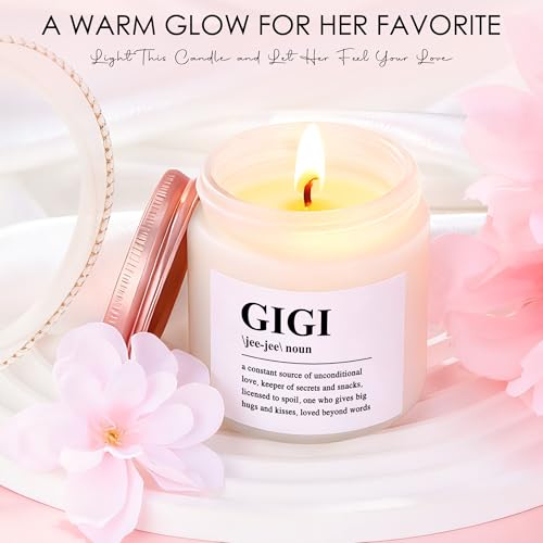 Image of Gigi Gifts for Grandma Best Gigi Ever Gifts for Gigis Birthday Gift Set for Women from Grandkids Personalized Gigis Gift Ideas for Mothers Day Christmas Happy Birthday with 16oz Glass Cup, Canvas Bag