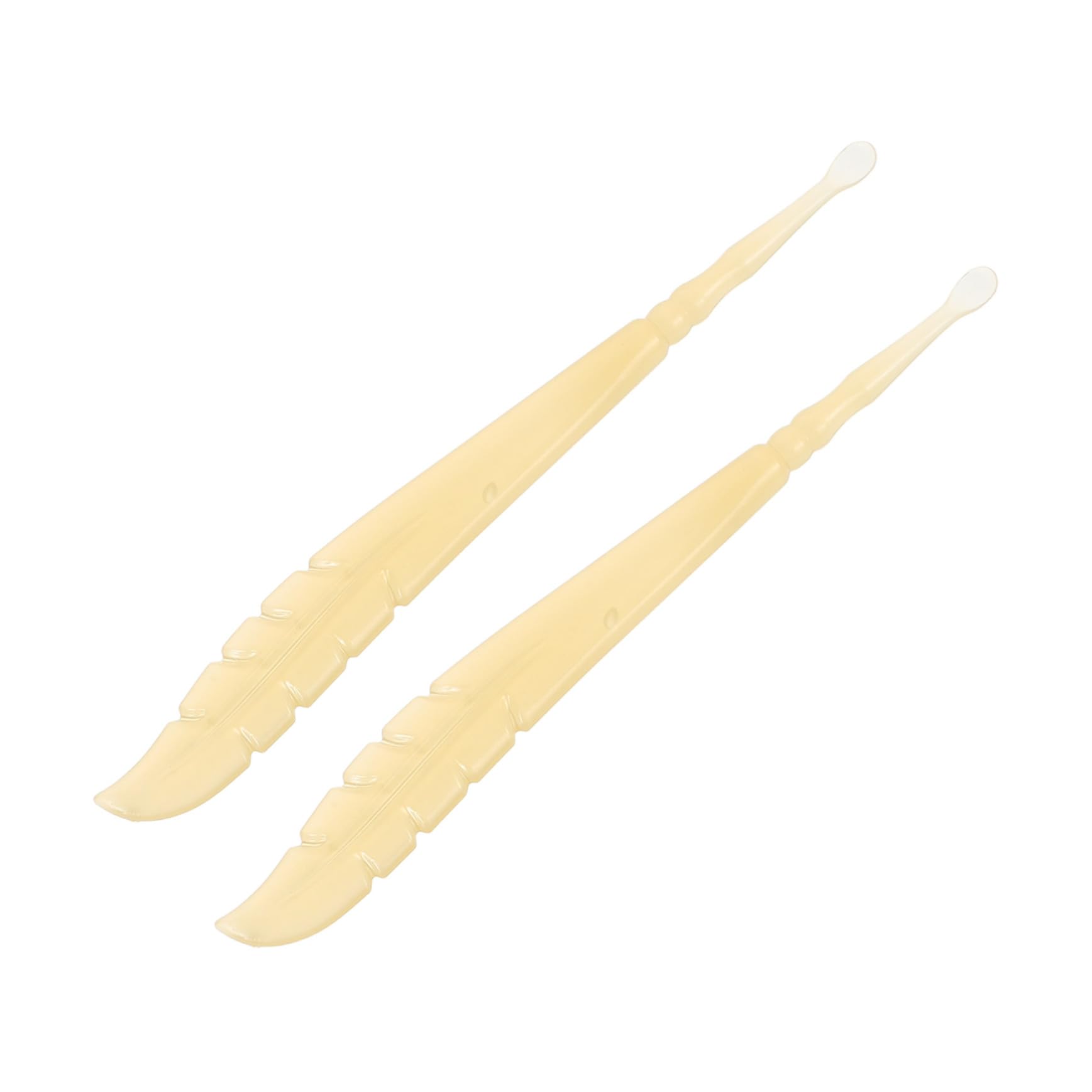 NOLITOY Safe Gentle Earwax Removal 2pcs Silicone Ear Cleaning Picks Boys and Girls Ear Spoon Soft Ear Cleaning Portable