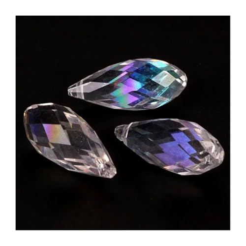 20�� 10x20mm �N���X�^�� �t�@�Z�b�g�`���[�� �K���X�r�[�Y �r�[�Y ���[�X�r�[�Y(Imported color)