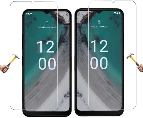 ino 2x Schutzglas kompatibel mit Nokia C32 C22 C12Plus C21Plus Panzerglas harte Schutzfolie Panzerfolie Displayschutzglas Glasfolie Displayglas 9H C12 Plus C21 Plus