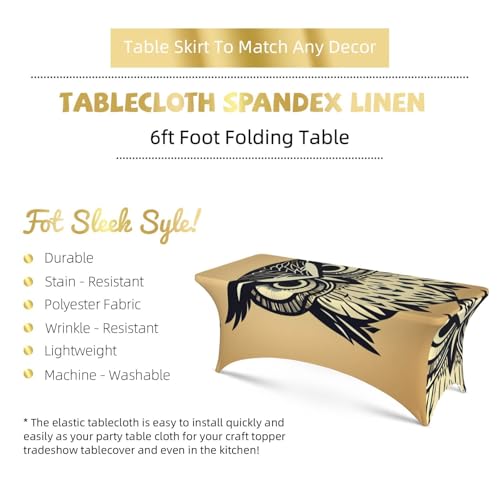 Nappe de table extensible élasthanne housse lavable banquet 1,8m - 6