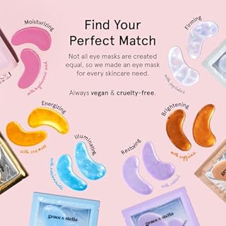 grace & stella Award Winning Under Eye Mask - Birthday Gifts for Women - Gel Eye Patches for Dark Circles, Puffy Eyes, Undereye Bags - Gifts for Mom - Travel Essentials - Vegan (24 Pairs, Gold)