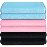 Makeup Remover Towel (6 Pack), Reusable Microfiber Makeup Remover Cloth Removing All Makeup with Jus
