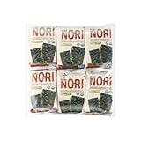 KIMNORI Seasoned Seaweed Snacks Sheets – Organic Korean BBQ Flavor 18 Individual Packs Roasted Crispy Premium 100% Natural Laver Kim Nori 4g 0.14 Ounce
