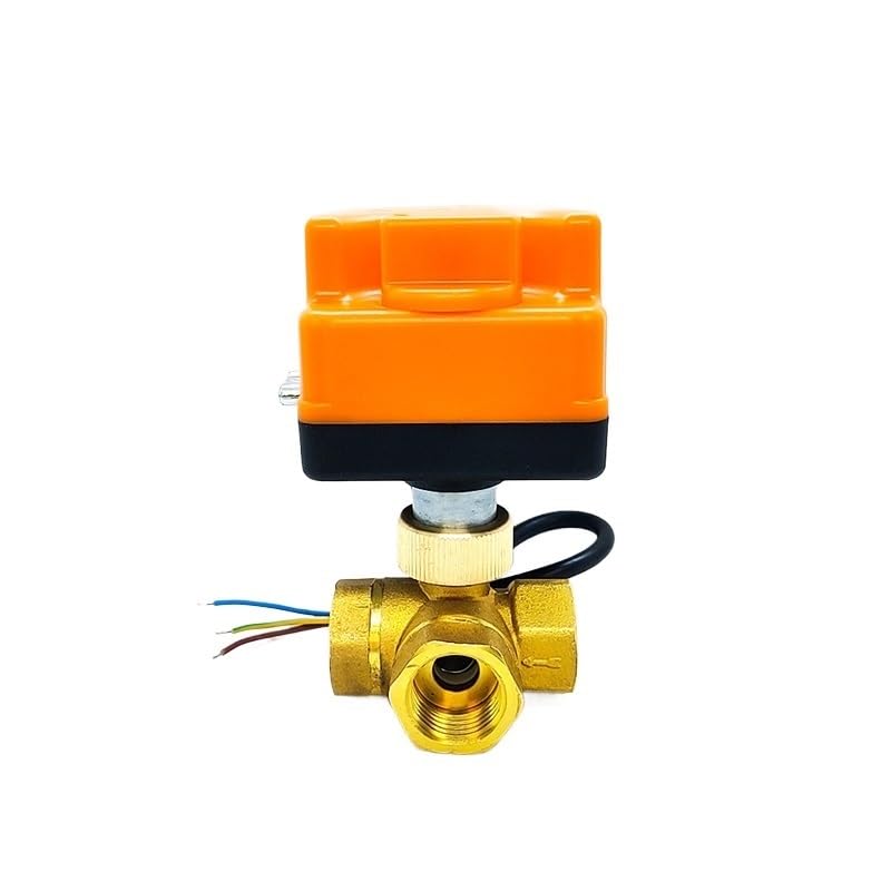 Vanne à boule motorisée 3 voies trois fils commande DC24V 220V