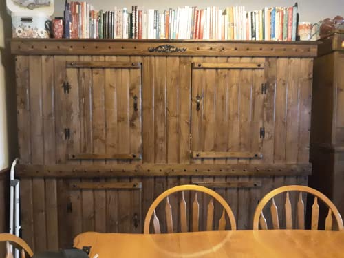 Home Master Hardware 12 Pack Cabinet Hinges Hammercraft Face Frame Flush Mount H Hinges With Screws Black 3.5"X1.5" #TOP4