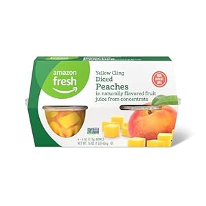 Amazon Fresh, Yellow Cling Diced Pe...