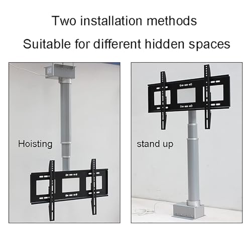 Dispositif de levage électrique télescopique pour écran plat de plafond AV - 4