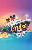 Cruise Autograph Book 2026 Hardcover: Durable Hardback Cruise Essential for Kids to Collect Character Signatures, Princess Autographs, and Memories at Sea