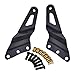 Omotor For 99-06 Chevy Silverado/GMC Sierra Steel Metal Upper Roof Windshield Mounting Brackets for 54 Inch Curved Led Work Light Bar SUV Offroad Lighting