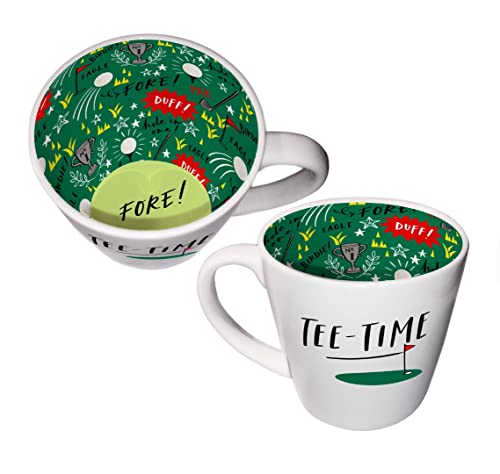 Inside Out Tee-Time Golf Mug with Gift Box, 13 cm x 9 cm