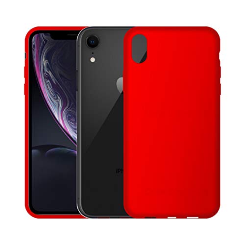 Image of Case Creation Luxurious OG Series for iPhone XR Case Cover,Anti-Dirty Slim Case Frosted Matte Cute Candy TPU Raised Bezel (Splash of Color) Back Cover for Apple iPhone XR -Wine Red