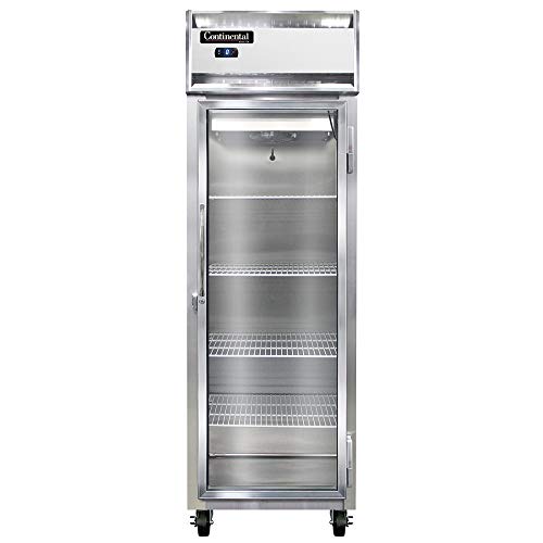 Continental Refrigerator 1F-GD Single Section Reach In Glass Door Freezer