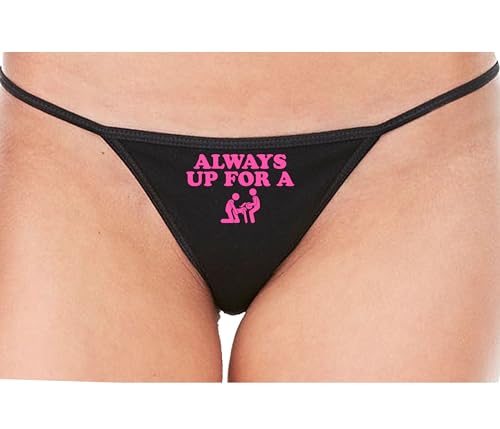 Knaughty Knickers Black String Thong Adult Flirty Fun