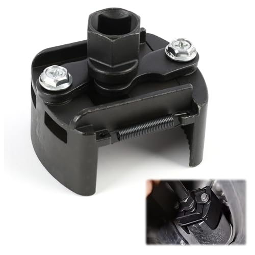 Clé Universelle à Filtre à Huile 60-80 mm, Clé de Filtre à Huile Universelle Ajustable, Outil de Démontage pour les Petites et Moyennes Taille Voiture,...