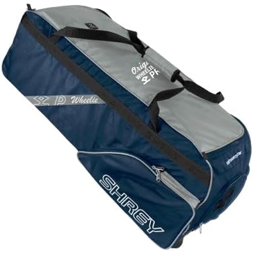 PRO Wheelie Cricket Kit Bag - Navy & Grey