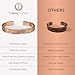 TheraCopper Copper Bracelet for Women — 100% Pure Copper Jewelry for Women — Raw, Solid & Uncoated Authentic Handmade Tibetan Bracelet Cuff Bangles Or Bangle Bracelets (Floral)