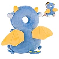 Baby Kopfschutz Rucksack, Kleinkind Säugling Kopfschutz, Kleinkind Kopfschutzpolster Rucksack Elastische Tragehilfe(Drache)